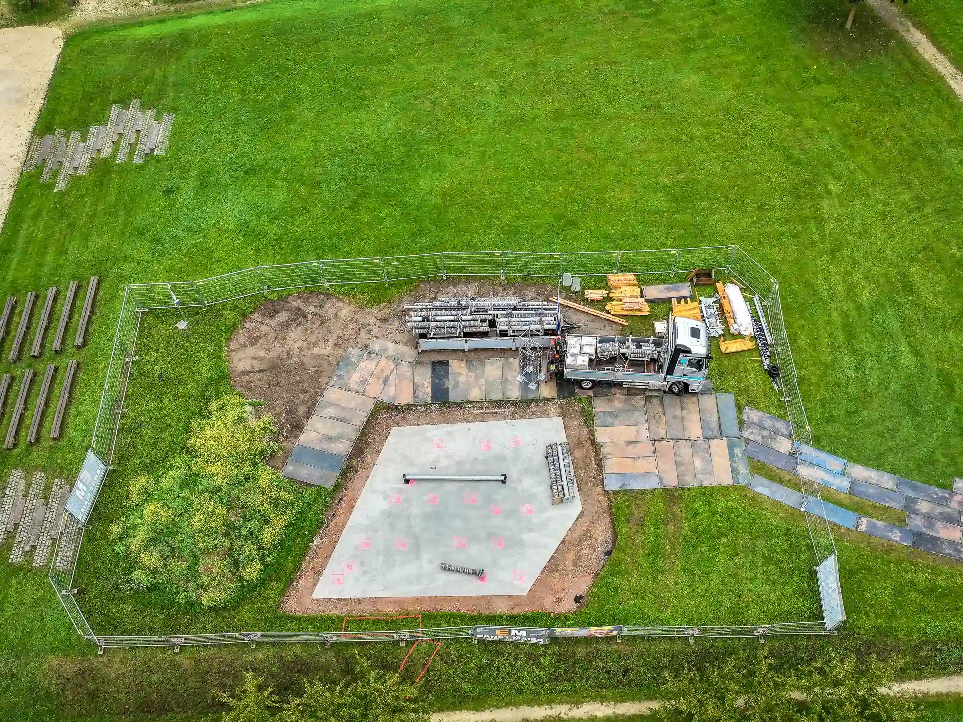 Vermessung Baustelle